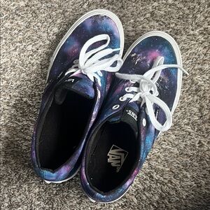 Vans Cosmic Print Sneakers with White Laces - worn once